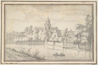 Vue du Château et de la Maison sur la Rivière - Jan van Goyen