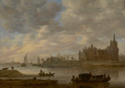 Vue du château de Duurstede à Wijk bij Duurstede - Jan van Goyen