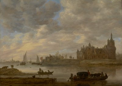 Vue du château de Duurstede à Wijk bij Duurstede - Jan van Goyen