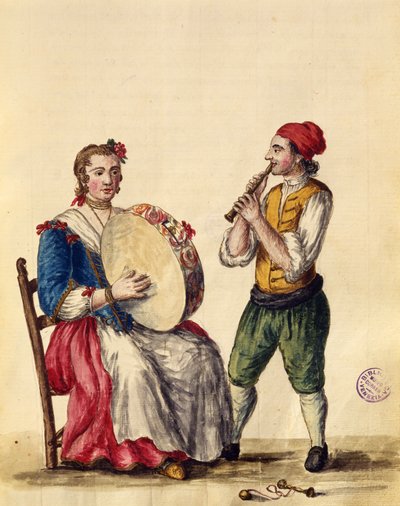 Musicien vénitien - Jan van Grevenbroeck