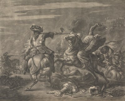 Scène de bataille - Mort d