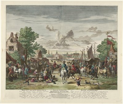 Marché aux chevaux, vers 1702 - Jan van Huchtenburg