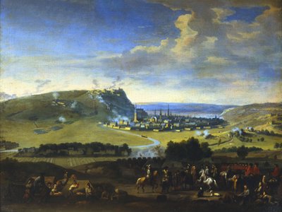 Le Siège de Namur, scène avant l