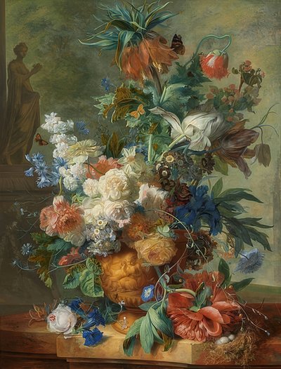 Nature morte de fleurs - Jan van Huysum