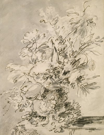 Fleurs dans une urne - Jan van Huysum