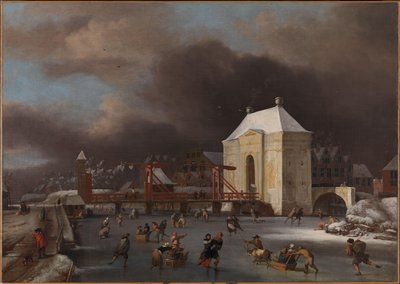 Vue de Heiligewegspoort à Amsterdam, vers 1660-80 - Jan van III Kessel