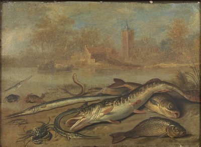 Poissons et paysages - Jan van Kessel the Elder