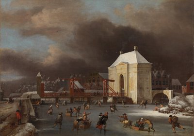 Vue de la Heiligewegspoort à Amsterdam - Jan van Kessel the Elder