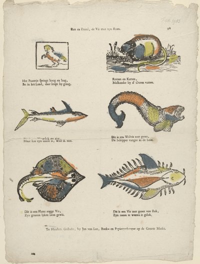Rot et Paard, le poisson avec sa queue - Jan van Lee