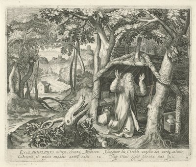 Saint Arnulphus de Metz en ermite - Jan van Londerseel