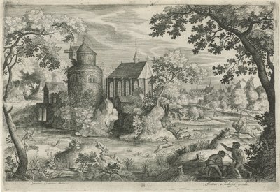 Chasse au cerf près d