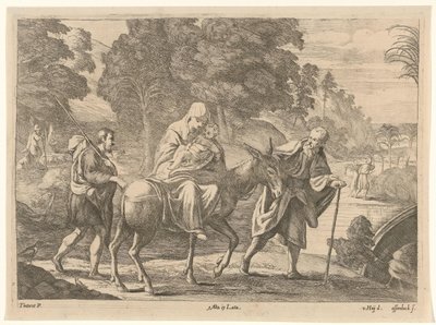 Fuite en Égypte - Jan van Ossenbeeck