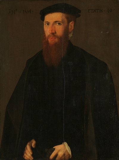 Portrait de Willem van Lokhorst (1514-64) - Jan van Scorel (copy after)