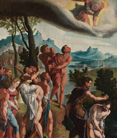 Le Baptême du Christ - Jan van Scorel (workshop of)