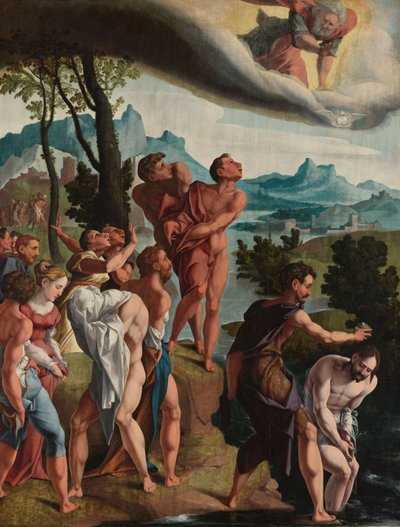 Le baptême du Christ - Jan van Scorel