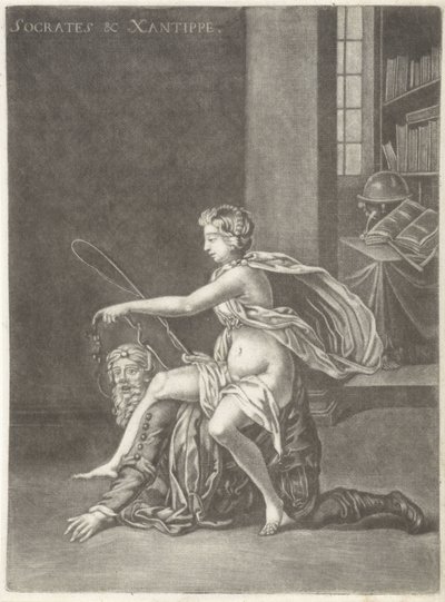 Socrate moqué par sa femme - Jan van Somer