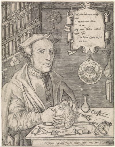 Portrait de Gemma Frisius - Jan van Stalburch