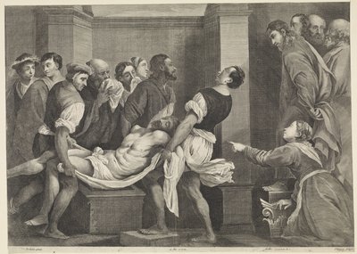Résurrection de Lazare - Jan van Troyen
