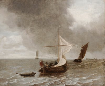 Voiliers dans la brise - Jan van de Cappelle