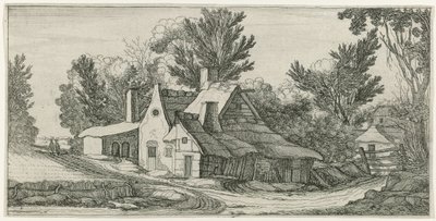 Paysage avec fermes - Jan van de Velde (II) (manner of)