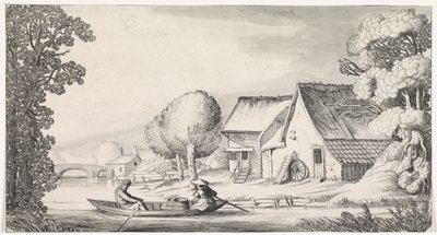 Paysans dans une barque - Jan van de Velde (II)