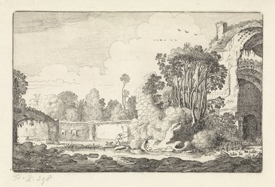 Homme avec un chien près d