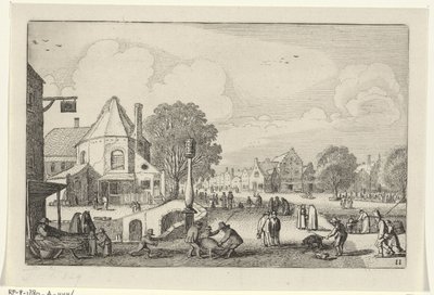Jour de marché dans une ville - Jan van de Velde (II)