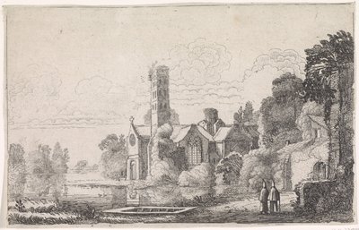 Deux moines près d