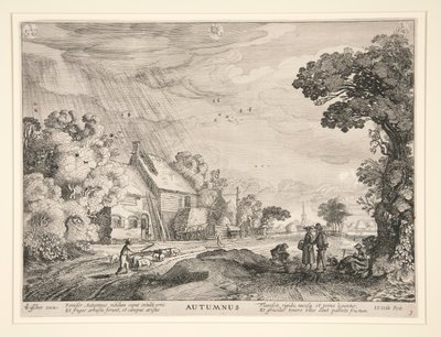 Automne, de la série des quatre saisons - Jan van de Velde II