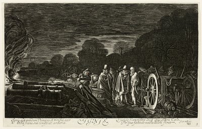 Le feu, planche quatre des Quatre éléments - Jan van de Velde II