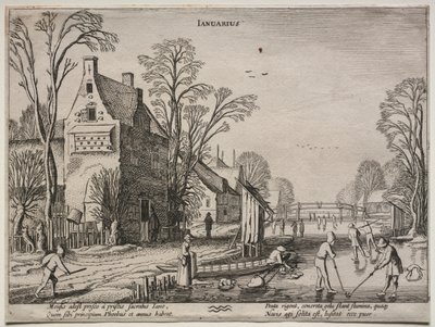 Les Douze Mois : Janvier - Jan van de Velde II