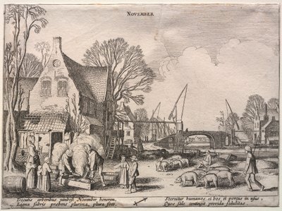 Les Douze Mois : Novembre - Jan van de Velde II