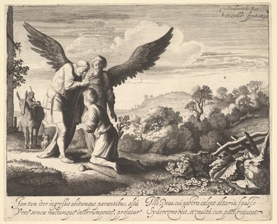 Tobie béni par Tobit aveugle, 1620-41 - Jan van de Velde II