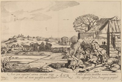 Air - Jan van de Velde II after Willem Buytewech