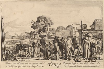 Terre - Jan van de Velde II after Willem Buytewech