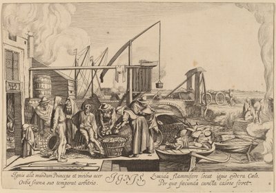 Feu - Jan van de Velde II after Willem Buytewech