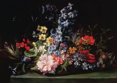 Panier de fleurs - Jan van den Hecke