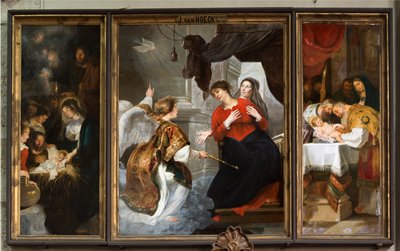 Église paroissiale (Parochiekerk Onze-Lieve-Vrouw). Intérieur. Peinture. - Jan van den Hoecke