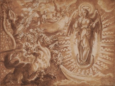 La Femme vêtue de soleil - Jan van der Straet
