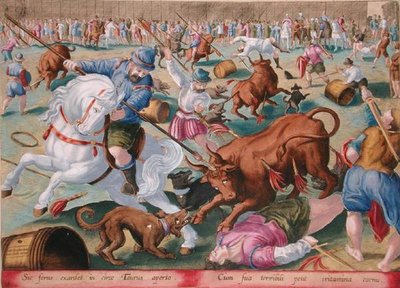 Une corrida de masse dans une enceinte, planche 18 de 