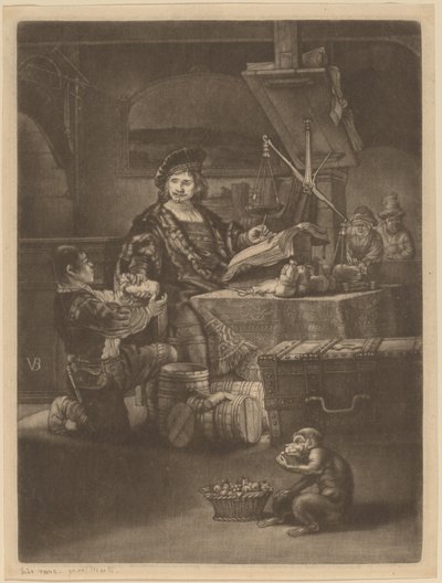 Jan Uytenbogaert - Jan van der Bruggen after Rembrandt van Rijn