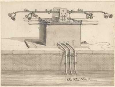 Double pompe à succion pour la pompe à incendie - Jan van der Heyden