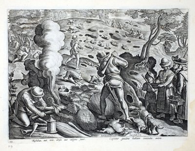 Chasse aux lapins, illustration de 