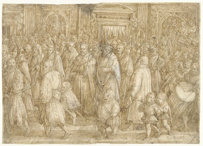 Retour du grand-duc Cosme Ier de Toscane à son palais - Jan van der Straet