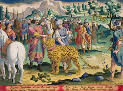 Le Grand Roi des Parthes Chasse avec ses Panthères Apprivoisées, planche 9 de 