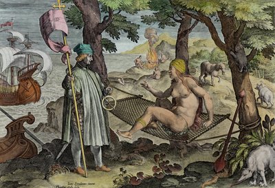 Vespucci découvrant l