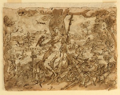 Diane (Venatio) - Jan van der Straet, called Stradanus