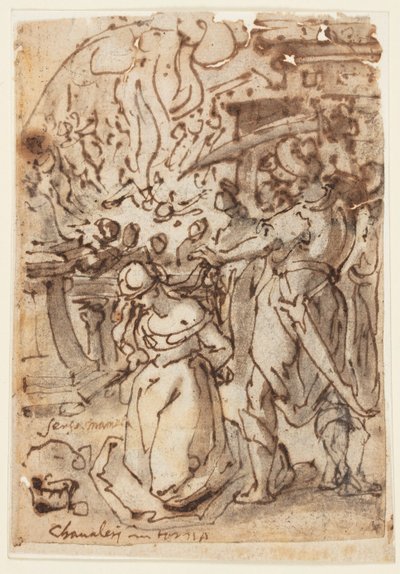 Page de Carnet de Croquis avec Décapitation d