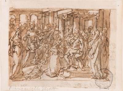 Le Jugement de Salomon, conception préliminaire pour "Spiritus Sapientiae" (L
