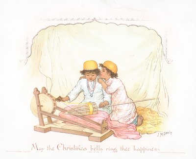 Garçons arabes, carte de Noël - Jane M. Dealy